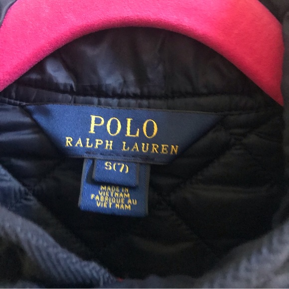 Ralph Lauren Navy Blue Vest, Size 7. - Picture 3 of 3